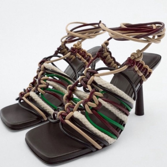 Cute Heel Sandals Créate for Zara Woman || Size 36 || - Picture 11 of 13